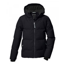 Killtec Winter-Steppjacke KOW 357 in Daunenoptik (mit Kapuze, winddicht) schwarz Mädchen