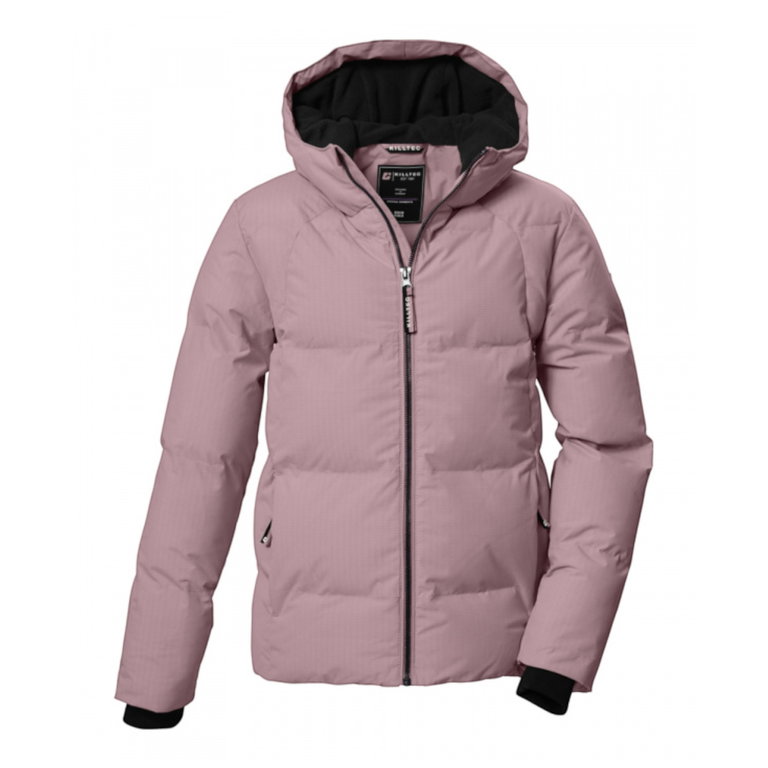 Killtec Winter-Steppjacke KOW 357 in Daunenoptik (mit Kapuze, winddicht) rosa Mädchen