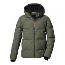 Killtec Winter-Steppjacke KOW 357 in Daunenoptik (mit Kapuze, winddicht) moosgrün Mädchen