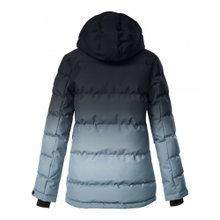 Killtec Winter-Steppjacke KSW 330 in Daunenoptik (Skijacke, Schneefang, winddicht) grau/hellblau Mädchen