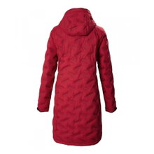Killtec Winter-Steppparka mit Kapuze (winddicht) dunkelrot Damen