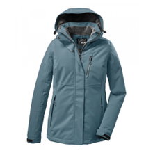 Killtec Winterjacke KOW 140 mit Kapuze (wasser- und winddicht) stahlblau Damen