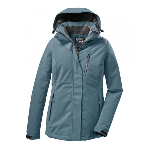 Killtec Winterjacke KOW 140 mit Kapuze (wasser- und winddicht) stahlblau Damen