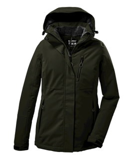 Killtec Winterjacke KOW 140 mit Kapuze (wasser- und winddicht) olivegrün Damen