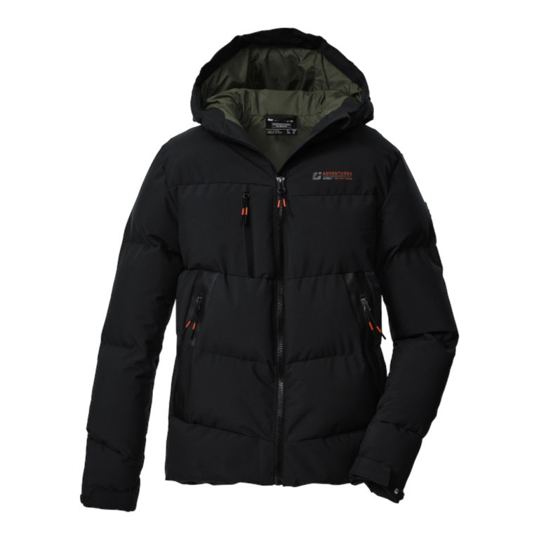 Killtec Winterjacke KOW 239 in Daunenoptik (Funktionsjacke, winddicht) schwarz Jungen