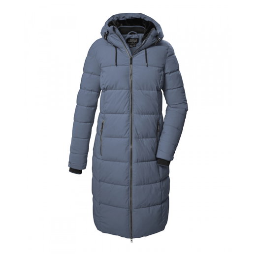 Killtec Wintermantel KOW 56 QLTD mit Kapuze (atmungsaktiv, winddicht, wasserabweisend) stahlblau Damen