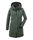 Killtec Wintermantel mit abzippbarer Kapuze (wasser- und winddicht, Parka) grüngrau Damen
