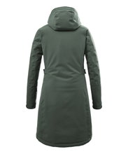 Killtec Wintermantel mit abzippbarer Kapuze (wasser- und winddicht, Parka) grüngrau Damen