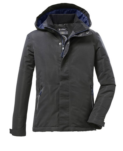 Killtec Winterjacke Kow 28 (wind- und wasserdicht, atrmungsaktiv, PFC-frei) anthrazitgrün Kinder