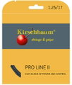 Besaitung mit Tennissaite Kirschbaum Pro Line No II (Haltbarkeit+Kontrolle) schwarz