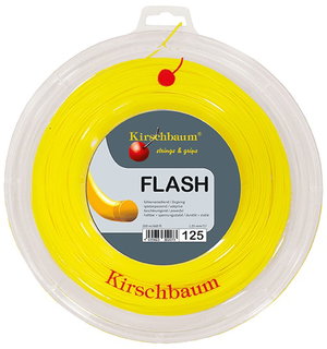 Kirschbaum Tennissaite Flash (Haltbarkeit+Power) gelb 200m Rolle