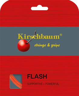 Kirschbaum Tennis String Flash (Durability+Power) orange 12m Set