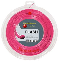 Kirschbaum Tennissaite Flash (Haltbarkeit+Power) pink 200m Rolle