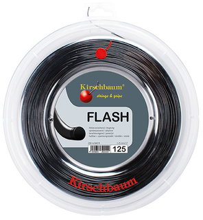 Kirschbaum Tennis String Flash (Durability+Power) black 200m roll