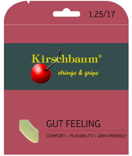 Kirschbaum Tennissaite Gut Feeling (Armschonung+Touch) natur 12m Set