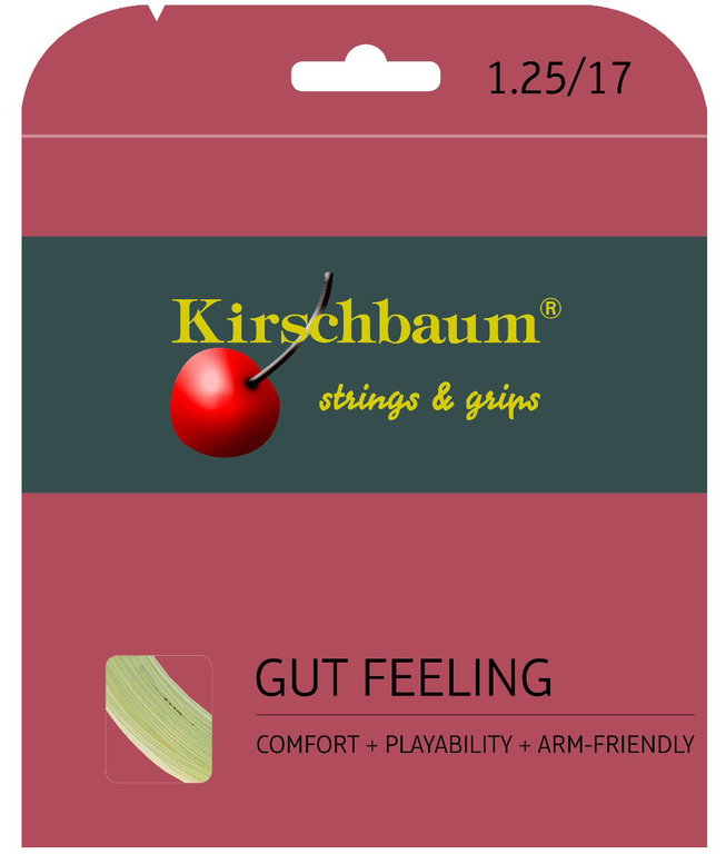 Kirschbaum Sznur tenisowy Gut Feeling (ochrona ramion + dotyk) naturalny 12m zestaw