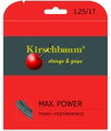 Kirschbaum Tennissaite Max Power (Haltbarkeit+Power) anthrazit 12m Set