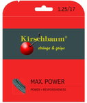 Kirschbaum Tennissaite Max Power (Haltbarkeit+Power) anthrazit 12m Set