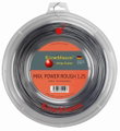Kirschbaum Tennissaite Max Power Rough (Haltbarkeit+Spin) silber 200m Rolle