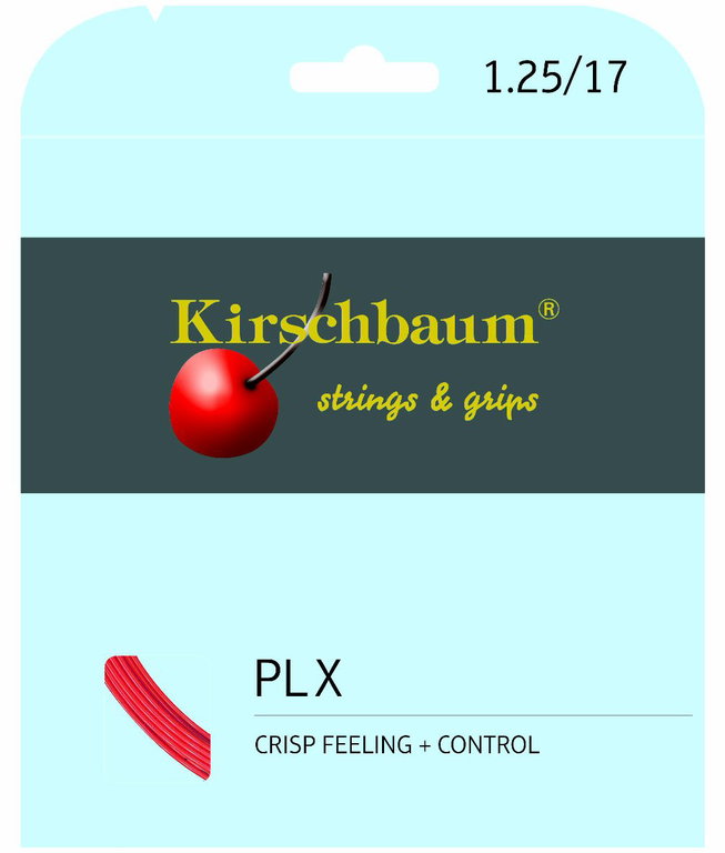 Kirschbaum Tennis String PLX (Durability+Control) red 12m Set