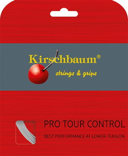 Kirschbaum Tennis String Pro Tour Control (Durability+Control) silver 12m Set