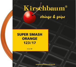 Kirschbaum Tennis String Super Smash (Durability+Control) orange 12m Set