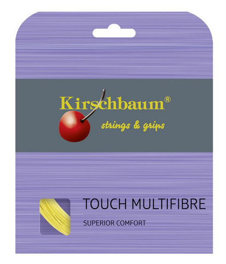 Kirschbaum Tennissaite Touch Multifibre (Armschonung) natur 12m Set