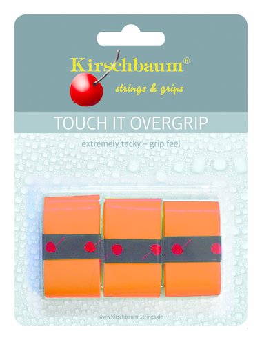Kirschbaum Overgrip Touch it 0.5mm (extreme Griffigkeit) orange 3er