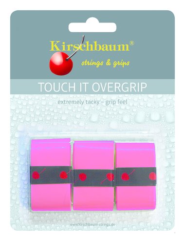 Kirschbaum Overgrip Touch it 0.5mm (extreme grip) pink pack of 3