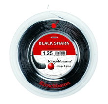 Kirschbaum Tennissaite Black Shark (Haltbarkeit+Spin) schwarz 200m Rolle