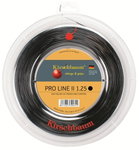 Kirschbaum Tennissaite Pro Line No II (Haltbarkeit+Kontrolle) schwarz 200m Rolle