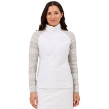 Krimson Klover Hybrid-Winterjacke Switchback weiss/grau Damen
