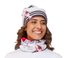 Krimson Klover Mütze (Pompon) Apres Anyone Beanie - weiss/schwarz/rot Damen - 1 Stück
