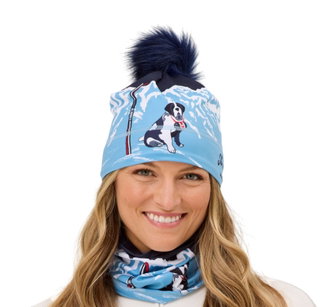Krimson Klover Mütze (Pompon) Bernie Beanie - navyblau/hellblau/weiss Damen - 1 Stück