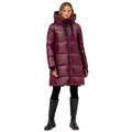 Krimson Klover Winter-Daunenmantel Compass Long Down (mit Kapuze, wärmeisolierung) burgund Damen
