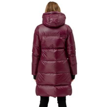 Krimson Klover Winter-Daunenmantel Compass Long Down (mit Kapuze, wärmeisolierung) burgund Damen
