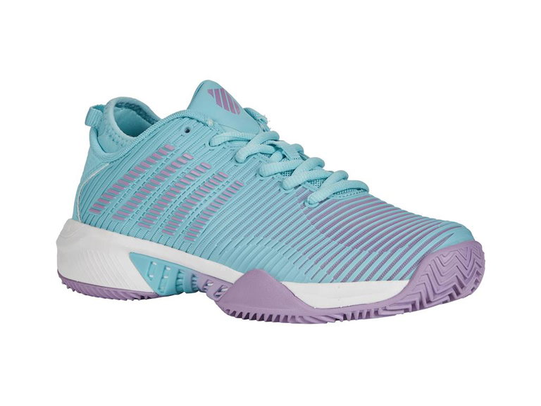 KSwiss Tennis Shoes Hypercourt Supreme HB Clay/Sand Court Blue/Purple Women