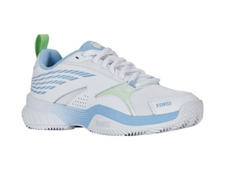 KSwiss Tennisschuhe Speedex HB Clay/Sandplatz - weiss/blau/limegrün Damen