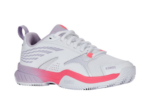 KSwiss Tennisschuhe Speedex HB Clay/Sandplatz - weiss/orchid/pink Damen