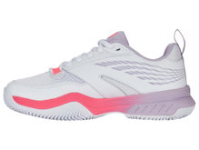KSwiss Speedex HB Clay/Sand Court Tennis Shoes - white/orchid/pink for women