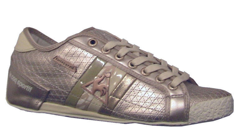 Le Coq Sportif Escrime Quilted Straps Low champagner Sneaker Damen