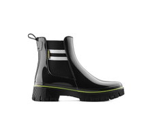 Lemon Jelly Gummistiefel Ceci (Chelseaboot) glänzend schwarz Damen