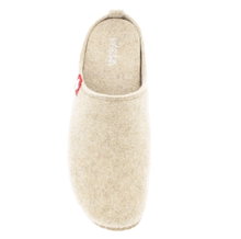 Kapcie Living Kitzbühel Filzpantoffel (70% Wełna) Szwajcarski Krzyż camelowy