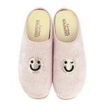 Living Kitzbühel Kapcie Frotte Smiley (Bawełna) różowe Damskie