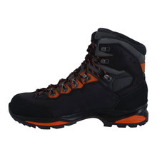 Lowa Wanderschuhe Camino Evo GTX (Trekking, Nubukleder, wasserdicht) schwarz/orange Herren