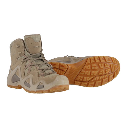 Lowa Military-Stiefel Arbeitsschuhe Zephyr MID TF (Veloursleder) 2025 wüstenbeige Herren
