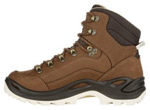 Lowa Wanderschuhe Renegade Mid GTX (All-Terrain, Nubukleder, wasserdicht) mahagonibraun/navy Damen
