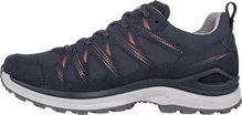 Lowa Wanderschuhe Innox Evo II GTX (All-Terrain, Textil/Mikrofaser, wassderdicht) navyblau/rotholz Damen