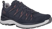 Lowa Wanderschuhe Innox Evo II GTX (All-Terrain, Textil/Mikrofaser, wassderdicht) navyblau/rotholz Damen