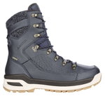 Lowa Winter Hiking Shoes Renegade Evo Ice GTX (smooth leather, waterproof) navy blue/honey Men